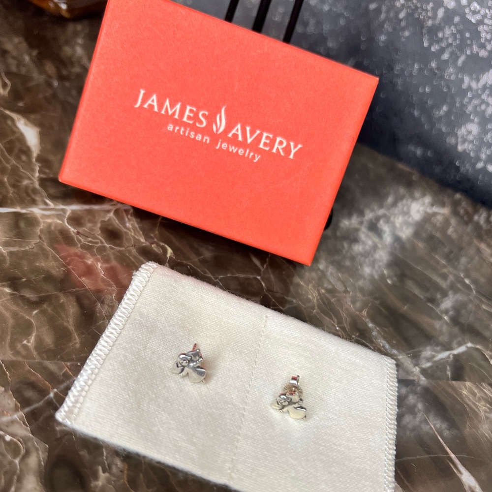 JAMES AVERY: Retired Guardian Angel Stud Earrings